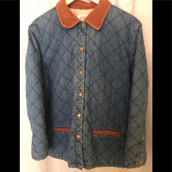 Talbots Jackets & Blazers - Talbot’s Denim Barn Coat Ladies’ Large
